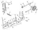 Kohler Governor Linkage Diagram and Parts List for 21-12K806 1989 Toro Lawn Tractor