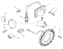 Kohler Ignition System Diagram and Parts List for 21-12K806 1989 Toro Lawn Tractor