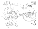 Onan Gearcase and Ignition Controls Diagram and Parts List for 31-14K804 1989 Toro Lawn Tractor