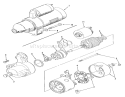 Onan Starter Diagram and Parts List for 21-12K806 1989 Toro Lawn Tractor