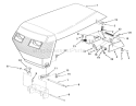Sheet Metal And Covers Diagram and Parts List for 21-12K806 1989 Toro Lawn Tractor