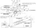 Hydraulic System-400 Series Diagram and Parts List for 31-17KE01 1985 Toro Lawn Tractor