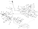 Clutch, Brake & Speed Control Linkage-300/400 Diagram and Parts List for 31-17KE01 1985 Toro Lawn Tractor