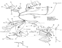 Electrical System Diagram and Parts List for 31-17KE01 1985 Toro Lawn Tractor
