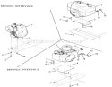 Engines Diagram and Parts List for 21-12KE01 1986 Toro Lawn Tractor