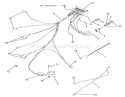 Page H Diagram and Parts List for 21-12KE01 1986 Toro Lawn Tractor