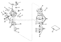 Carburetor Diagram and Parts List for 31302 2000001-2999999 - 1972 Toro Snow Blower