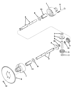 Differential Model 120 Diagram and Parts List for 57051 9000001 - 9999999 Toro Lawn Tractor