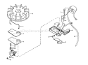 Magneto Diagram and Parts List for 31405 6000001-6999999 - 1976 Toro Snow Blower
