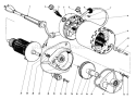 Howard Electric Motor Diagram and Parts List for 31451 8000001-8999999 - 1968 Toro Snow Blower
