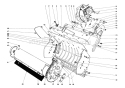 Lower Main Frame Diagram and Parts List for 31412 5000001-5999999 - 1975 Toro Snow Blower