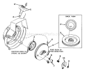 Page G Diagram and Parts List for 31506 6000001-6999999 - 1976 Toro Snow Blower