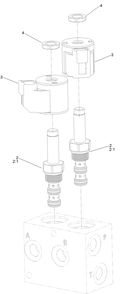 2 Speed Hydraulic Brake Valve No. 142-3892 Diagram and Parts List for 72144 413000000 - 999999999 Toro Lawn Tractor