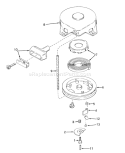 Page G Diagram and Parts List for 31660 2000001-2999999 - 1972 Toro Snow Blower