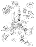 Part Location Diagram of 33239A Tecumseh Gasket Set