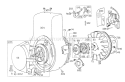 Page H Diagram and Parts List for 31756 3000001-3999999 - 1973 Toro Snow Blower