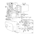 Page C Diagram and Parts List for 31823 4000001-4999999 - 1974 Toro Snow Blower