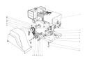 Page D Diagram and Parts List for 31823 4000001-4999999 - 1974 Toro Snow Blower
