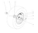Part Location Diagram of 22-8080 Toro Tire Chains set(Model #31823 only)