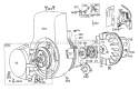 Page G Diagram and Parts List for 31763 6000001-6999999 - 1976 Toro Snow Blower