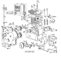 Page D Diagram and Parts List for 31995 6000001-6999999 - 1976 Toro Snow Blower