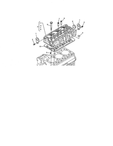 Cylinder Head Assembly Diagram and Parts List for 74264 260000001 AND UP Toro Lawn Mower