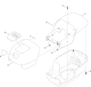Motor Module Assemby No. 140-4161 Diagram and Parts List for 22276 400000000 - 999999999 Toro Lawn Mower