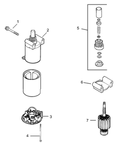 Starting System Assembly Diagram and Parts List for 30299TE (230000001-230999999)(2003) Toro Lawn Mower