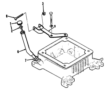 Oil Fill Tube And Bracket Diagram and Parts List for R1-20OE02 2000001 - 2999999 Toro Lawn Tractor