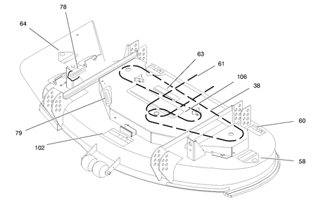 Decals Diagram and Parts List for 30144 890748 - 899999 Toro Lawn Mower