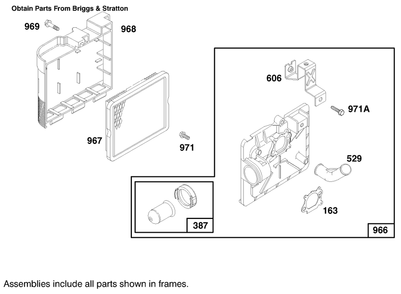 Engine Briggs & Stratton Model 12f802-0667-01 Diagram and Parts List for 20913 790000001 - 799999999 Toro Lawn Mower
