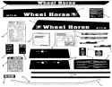 Decals, Miscellaneous Diagram and Parts List for 32-11B301 1987 Toro Lawn Tractor