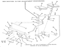 Front Axle And Steering Diagram and Parts List for 32-11B301 1987 Toro Lawn Tractor