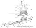 Air Filter & Carburetor Diagram and Parts List for 32-11BX02 1988 Toro Lawn Tractor