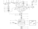 Carburetor Diagram and Parts List for 32-11BX02 1988 Toro Lawn Tractor