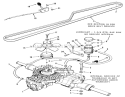 Hydrostatic Transaxle Diagram and Parts List for 32-10BE01 1990 Toro Lawn Tractor