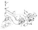 Carburetor Diagram and Parts List for 32-12O501 1990 Toro Lawn Tractor