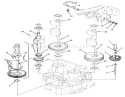 Crankshaft & Camshaft Diagram and Parts List for 32-12O501 1990 Toro Lawn Tractor