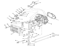 Cylinder Head And Valves Diagram and Parts List for 32-12O501 1990 Toro Lawn Tractor