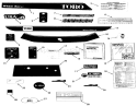 Decals And Miscellaneous Diagram and Parts List for 32-12O5A1 1000001-1999999 - 1991 Toro Lawn Tractor