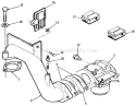12hp Engine Carburetor Assembly Diagram and Parts List for 32-12O5A1 1000001-1999999 - 1991 Toro Lawn Tractor