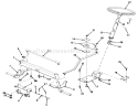 Front Axle And Steering Diagram and Parts List for 32-12O5A1 1000001-1999999 - 1991 Toro Lawn Tractor