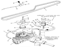 Hydrostatic Transaxle Diagram and Parts List for 32-12O5A1 1000001-1999999 - 1991 Toro Lawn Tractor