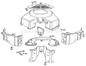 Covers Diagram and Parts List for 32-16BE01 1990 Toro Lawn Tractor