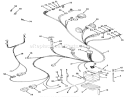 Electrical System Diagram and Parts List for 32-16BE01 1990 Toro Lawn Tractor