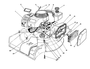 Engine Assembly Diagram and Parts List for 16785 0000001 - 0999999 Toro Lawn Mower