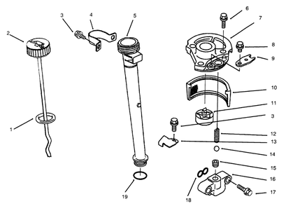 Lubrication Equipment Diagram and Parts List for 30165 690001 - 699999 Toro Lawn Tractor Accessories