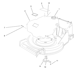 Engine Assembly Diagram and Parts List for 26638 8900001 - 8999999 Toro Lawn Mower