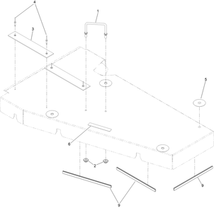 Lh Belt Shield Assembly No. 142-6623 Diagram and Parts List for 72144 413000000 - 999999999 Toro Lawn Tractor