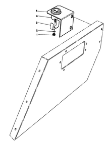 Hour Meter Kit No. 55-8450 (Optional) Diagram and Parts List for 30754 60001 - 69999 Toro Lawn Tractor